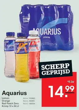 Sligro Aquarius aanbieding