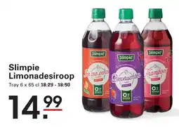 Sligro Slimpie Limonadesiroop aanbieding