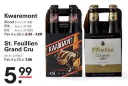 Sligro Kwaremont St. Feuillien Grand Cru aanbieding
