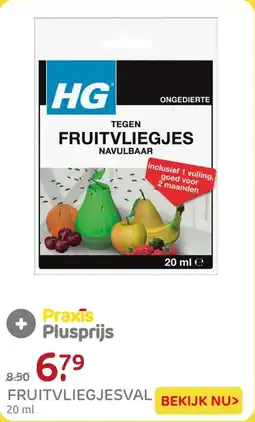 Praxis Fruitvliegjesval aanbieding