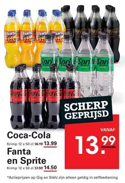 Sligro Coca-Cola Fanta en Sprite aanbieding