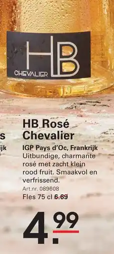 Sligro HB Rosé Chevalier aanbieding