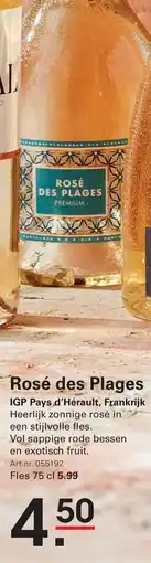 Sligro Rosé des Plages aanbieding