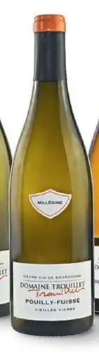 Sligro Domaine Trouillet Pouilly Fuisse Vieilles Vignes aanbieding