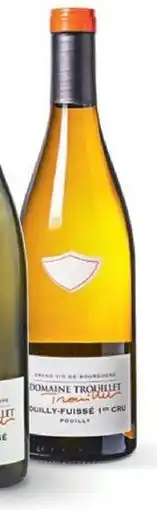 Sligro Domaine Trouillet Pouilly Fuisse 1er Cru Pouilly aanbieding