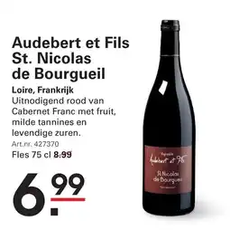 Sligro Audebert et Fils St. Nicolas de Bourgueil aanbieding