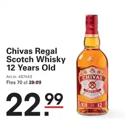 Sligro Chivas Regal Scotch Whisky 12 Years Old aanbieding