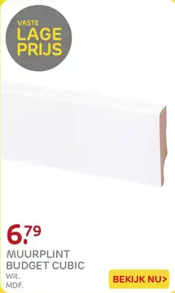 Praxis Muurplint Budget Cubic aanbieding