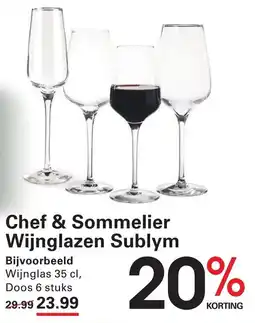Sligro Chef & Sommelier Wijnglazen Sublym aanbieding