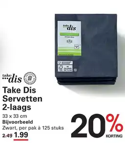 Sligro Take Dis Servetten aanbieding