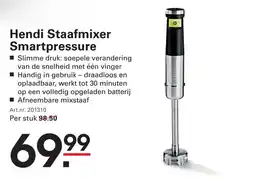 Sligro Hendi Staafmixer Smartpressure aanbieding