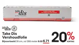 Sligro Take Dis Vershoudfolie aanbieding