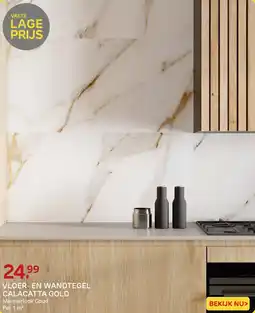 Praxis Vloer- en Wandtegel Calacatta Gold aanbieding
