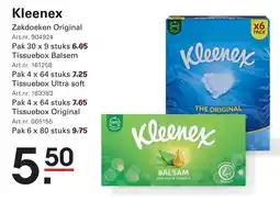 Sligro Kleenex Zakdoeken Original aanbieding