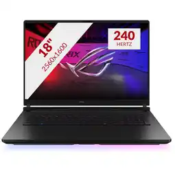 Bol.com ASUS ROG Strix SCAR 18 G835LW-SA086W - Gaming Laptop - 18 inch - RTX 5080 - 240 Hz aanbieding