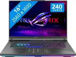 Bol.com ASUS ROG Strix G16 G615LR-S5072W - Gaming Laptop - 16 inch - 240 Hz aanbieding