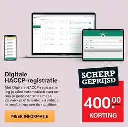 Sligro Digitale HACCP-registratie aanbieding