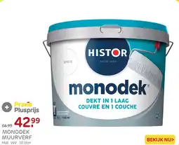Praxis Histor Monodek Muurverf aanbieding