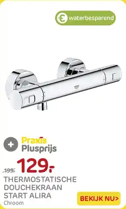 Praxis Thermostatische Douchekraan Start Alira aanbieding