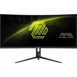 Bol.com MSI MAG 342CQR E2 - Ultra Wide QHD Curved Gaming Monitor - 180hz - 34 inch aanbieding