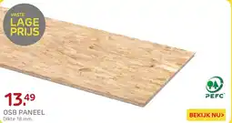 Praxis OSB Paneel aanbieding