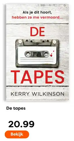 The Read Shop De Tapes aanbieding