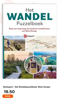 The Read Shop Denksport - Het Wandelpuzzelboek: West-Europa aanbieding