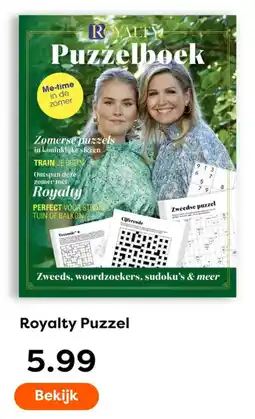 The Read Shop Royalty Puzzel aanbieding