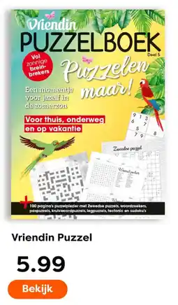 The Read Shop Vriendin Puzzel aanbieding
