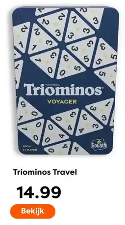 The Read Shop Triominos Travel aanbieding