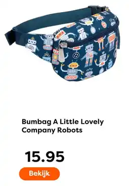The Read Shop Bumbag A Little Lovely Company Robots aanbieding