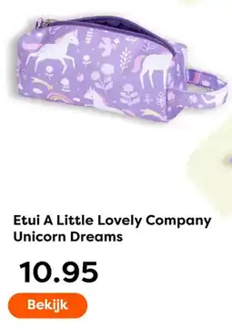 The Read Shop Etui A Little Lovely Company Unicorn Dreams aanbieding