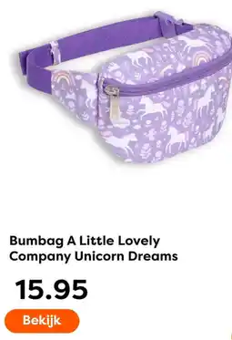 The Read Shop Bumbag A Little Lovely Company Unicorn Dreams aanbieding