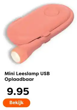 The Read Shop Mini Leeslamp USB Oplaadbaar aanbieding