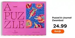The Read Shop Puzzel A-Journal Zwembad aanbieding
