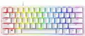 Bol.com Razer Huntsman Mini - Gaming Toetsenbord - Clicky Purple Switch - RGB - 60% Layout - Qwerty - Wit aanbieding