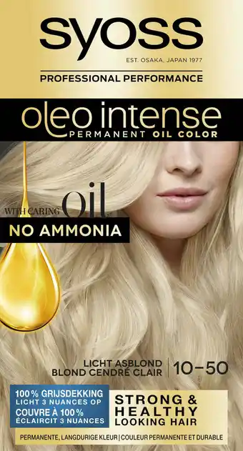 Wehkamp Syoss Oleo Intense 10-50 Licht Asblond aanbieding