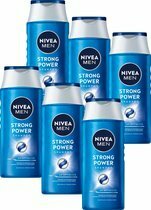 Bol.com NIVEA MEN Strong Power - 6 x 250 ml - Voordeelverpakking - Shampoo aanbieding