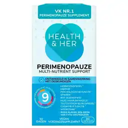 Kruidvat Health & Her Perimenopauze Multi-Nutriënt Support Capsules aanbieding