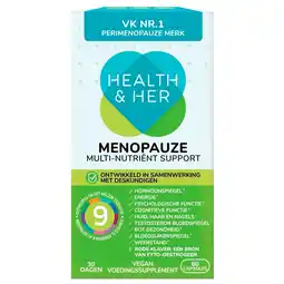 Kruidvat Health & Her Menopauze Multi-Nutriënt Support Capsules aanbieding