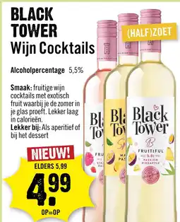Dirck 3 Black Tower Mango Passion 75 cl aanbieding