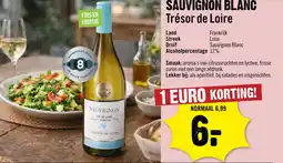 Dirck 3 Tresor de Loire Sauvignon Blanc 75 cl aanbieding