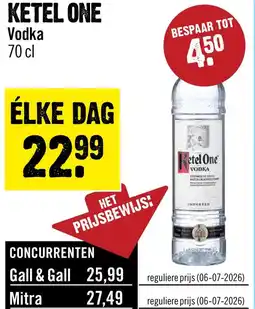 Dirck 3 Ketel 1 Vodka 70 cl aanbieding