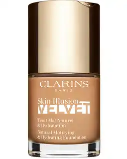 ICI Paris XL Clarins Skin Illusion Velvet Clarins - Skin Illusion Foundation Skin Illusion Velvet 111N-AUBURN aanbieding