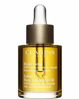 ICI Paris XL Clarins - Treatment Oils Lotus Face Treatment Oil - Gemengde/ Vette Huid - 30 ML aanbieding