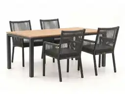 Kees Smit Manifesto Rivola/Linosa 180cm dining tuinset 5-delig aanbieding