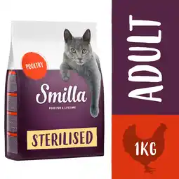 Zooplus 1 kg Smilla Adult Sterilised Kattenvoer Droog aanbieding