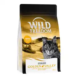 Zooplus Wild Freedom Adult Golden Valley Sterilised Konijn – Graanvrij Kattenvoer - 400 g aanbieding