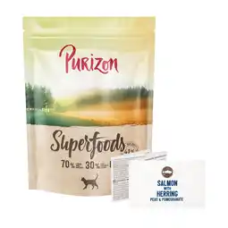 Zooplus 400g Purizon Superfoods zalm droogvoer voor katten aanbieding