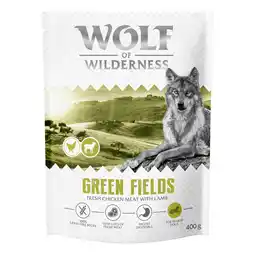 Zooplus Wolf of Wilderness Senior Green Fields Lam - graanvrij - 400 g: Nieuw Recept aanbieding